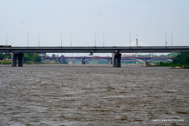 Warszawa most Warsaw miasto Wisła rejs po Wiśle city rok Wisły 2017 tramwaj wodny