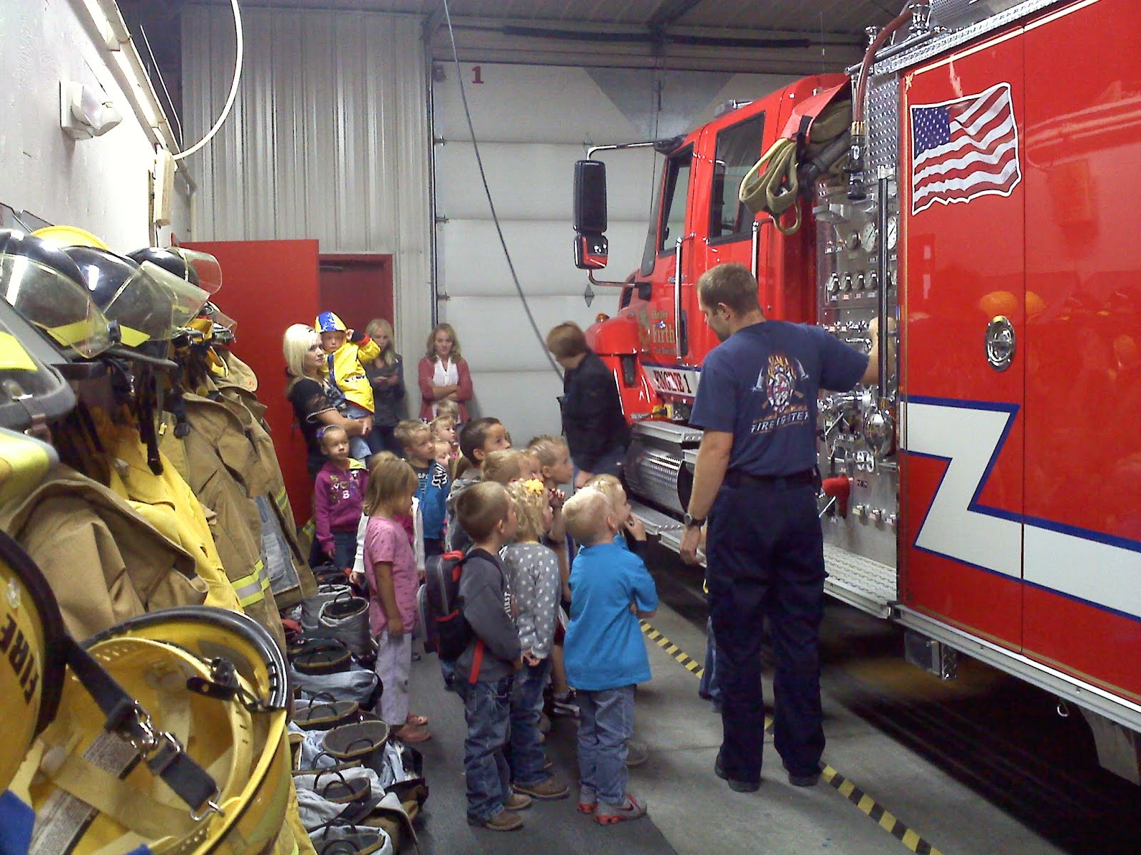 Life is good Preschool Field Trip to Fire Station