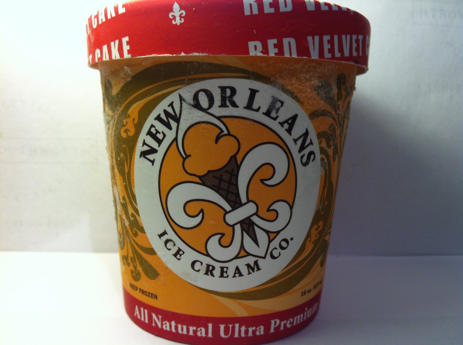 Crazy Food Dude Review New Orleans Ice Cream Company Red Velvet Cake
