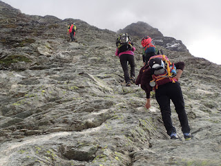 Subida al Refugio Carrel
