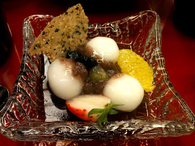 Traditional Japanese wedding ceremony sweets