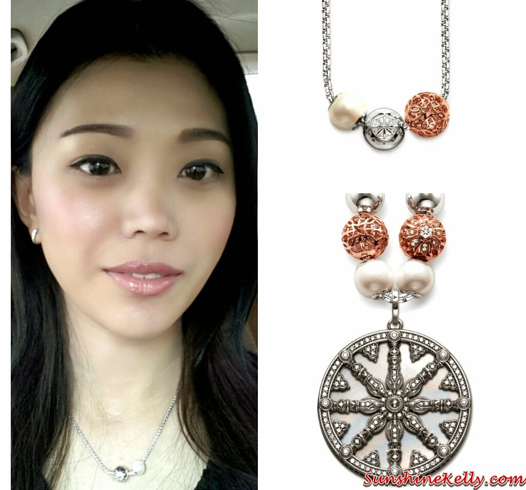 thomas sabo bead necklace