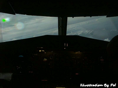 UFO Hits Plane Landing in London UFO Hits Plane Landing in London