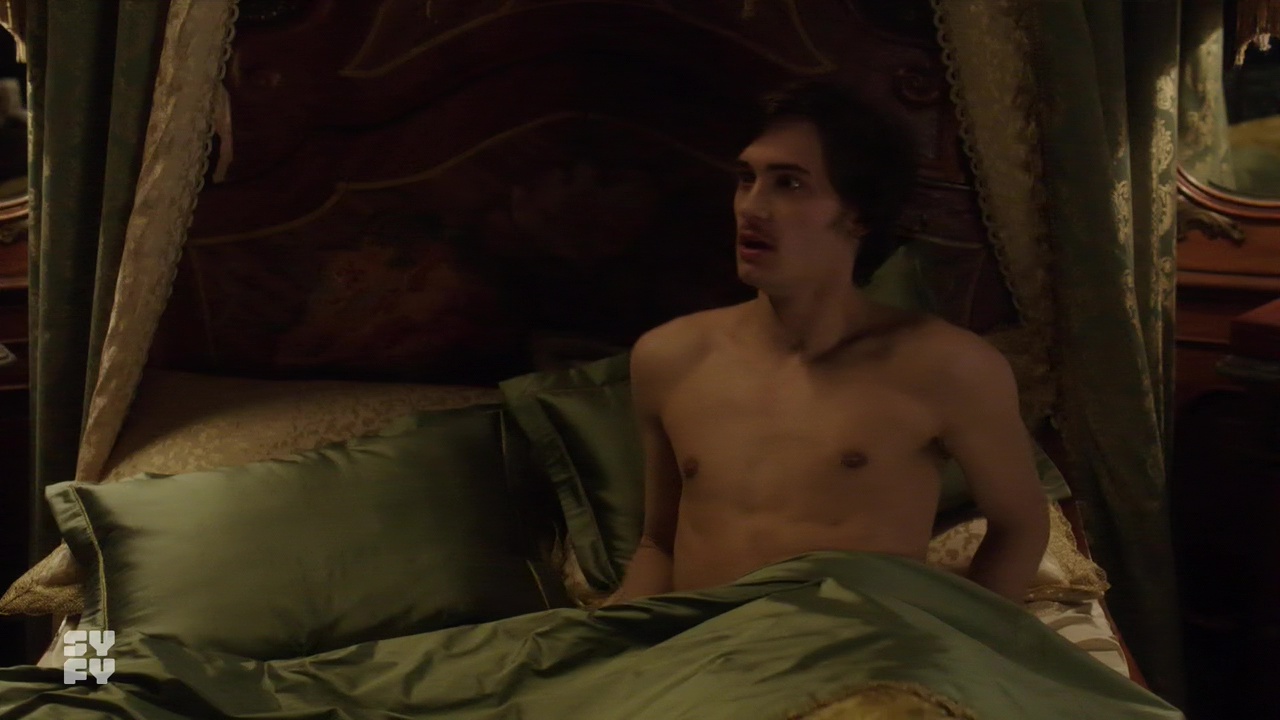 ausCAPS: Anthony Howell and Lewis Rainer shirtless in Dracul