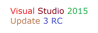 Visual Studio 15 Update 3 Rc Is Available Aspbucket