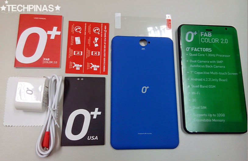 O+ Android Tablet, O+ Fab Color 2.0 Unboxing, O+ Fab Color
