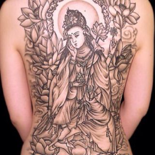 ลายสักเจ้าแม่กวนอิม ลายสักเจ้าแม่กวนอิม