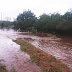 Rio do Peixe em Pintadas transborda após forte chuva