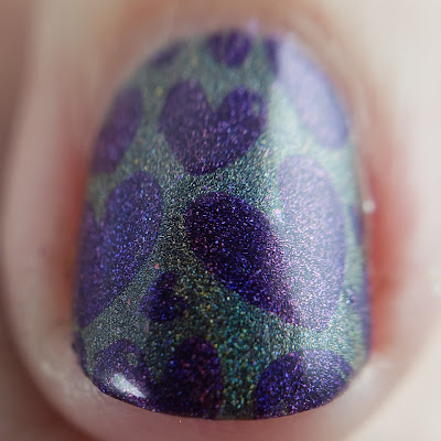 steel my heart girly bits, cotm, budding romance, steel my heart, nail polish, indie polish