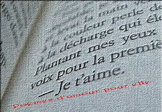 Poèmes d'amour pour elle, Poèmes d'amour pour une femme