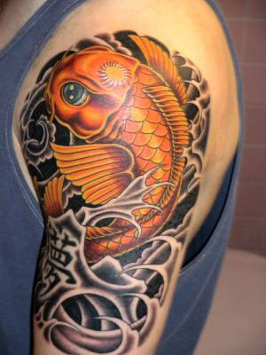 Tatuaje Koi Fish