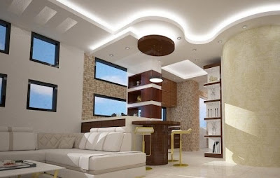 Latest gypsum board designs for false ceilings for hall and living room 2019 catalogue
