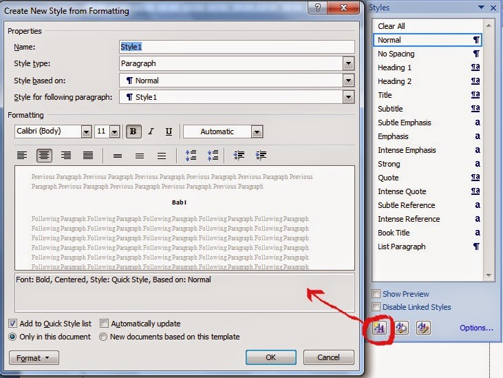 Cara Membuat Style Di Microsoft Word Borneotutorials