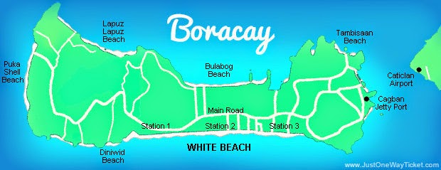 Map Boracay Philippines Map Boracay Philippines
