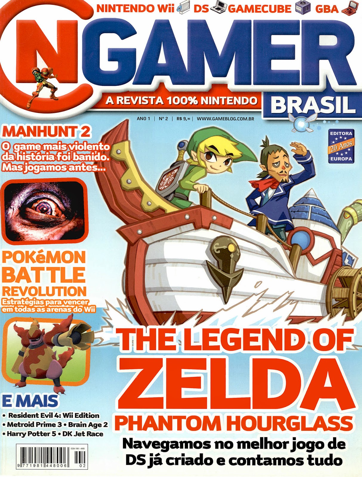 Sebo do Messias Revista - NGamer Brasil - Ano 1 - N°.01 - Pokémon