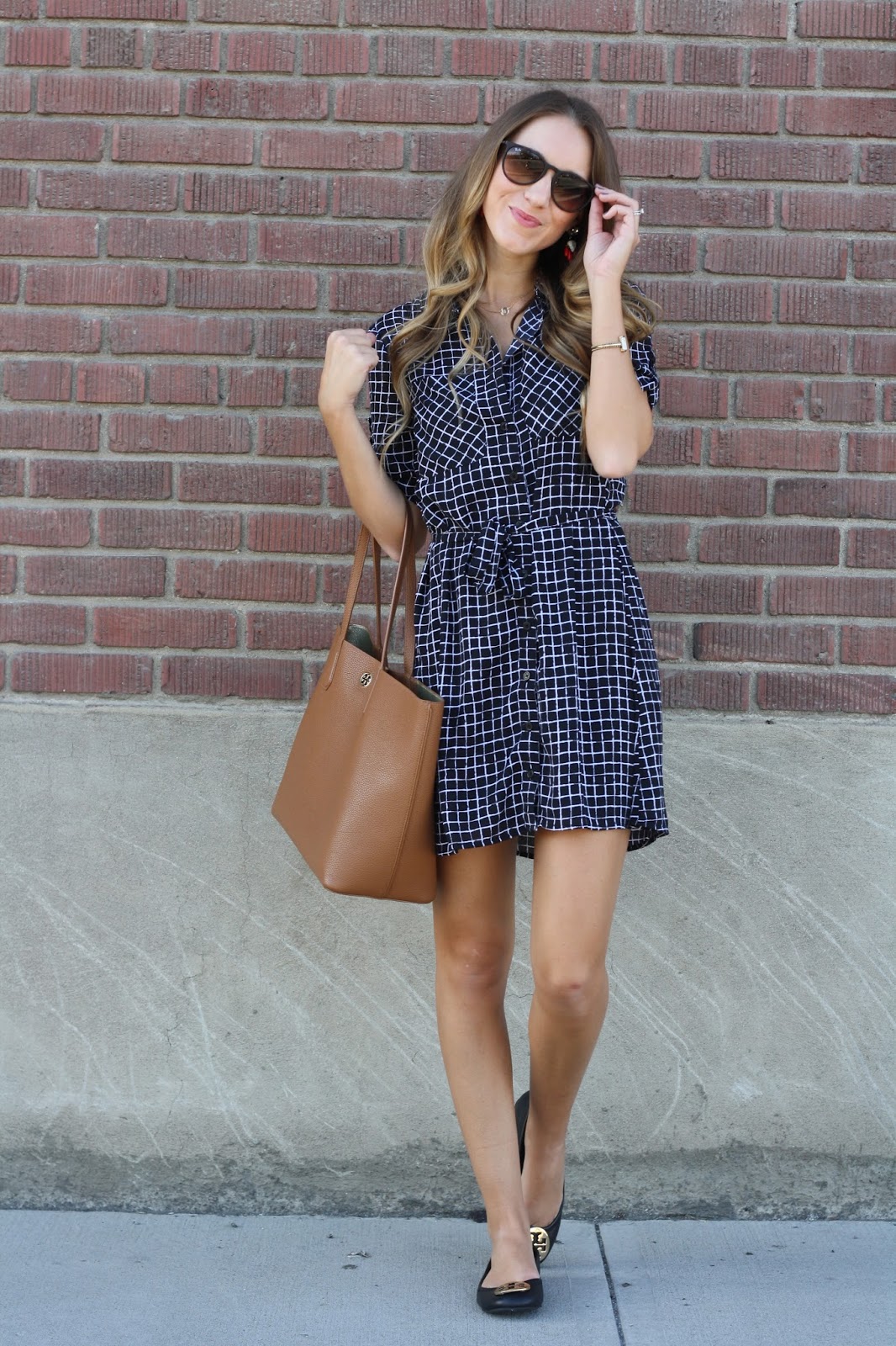 School Days: Checkered Dress - Look 1 - Twenties Girl Style