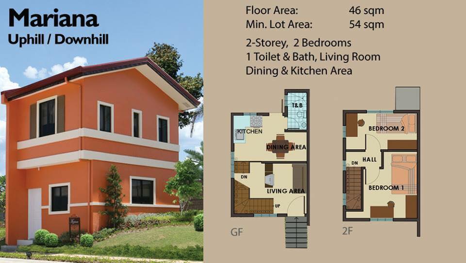 Floor Plan of Mariana Uphill - Camella Alta Silang | House and Lot for Sale Silang Cavite Floor Plan of Mariana Uphill - Camella Alta Silang | House and Lot for Sale Silang Cavite