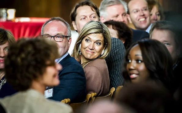 Queen Maxima of The Netherlands visit debt relief Buddy Netherlands (SchuldHulpMaatje Nederland), a national organization that helps people who have got into financial trouble or at risk of exclusion in Leiden