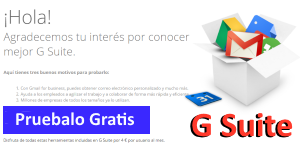 Prueba G Suite