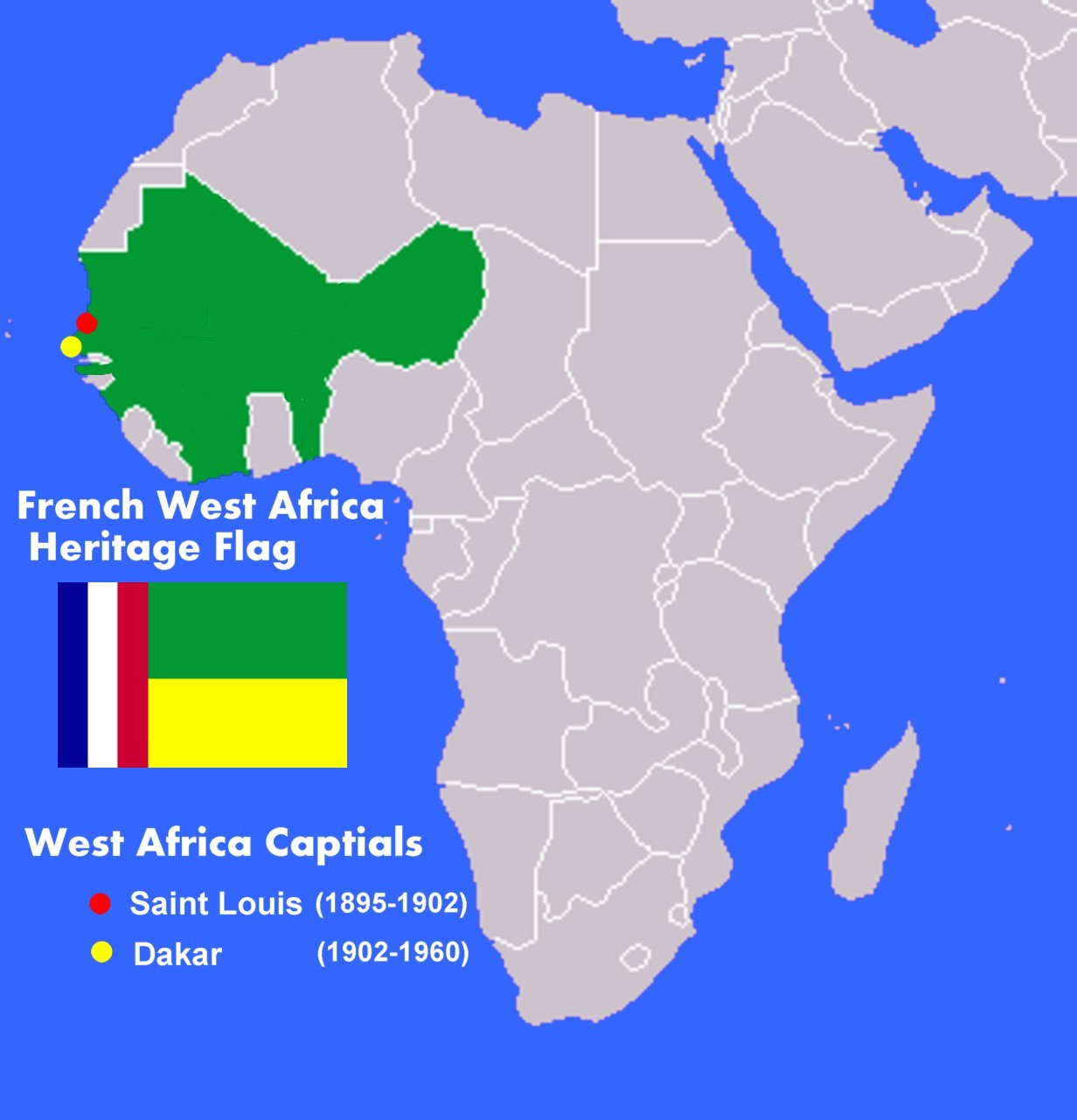 The Voice Of Vexillology Flags And Heraldry French West Africa Heritage