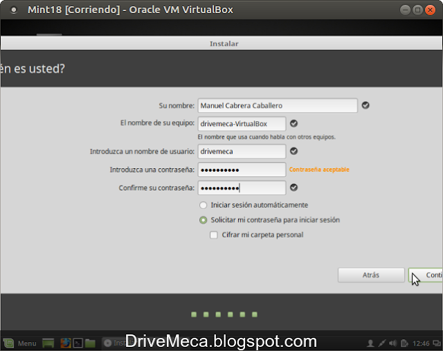 DriveMeca instalando Linux Mint Sarah paso a paso DriveMeca instalando Linux Mint Sarah paso a paso