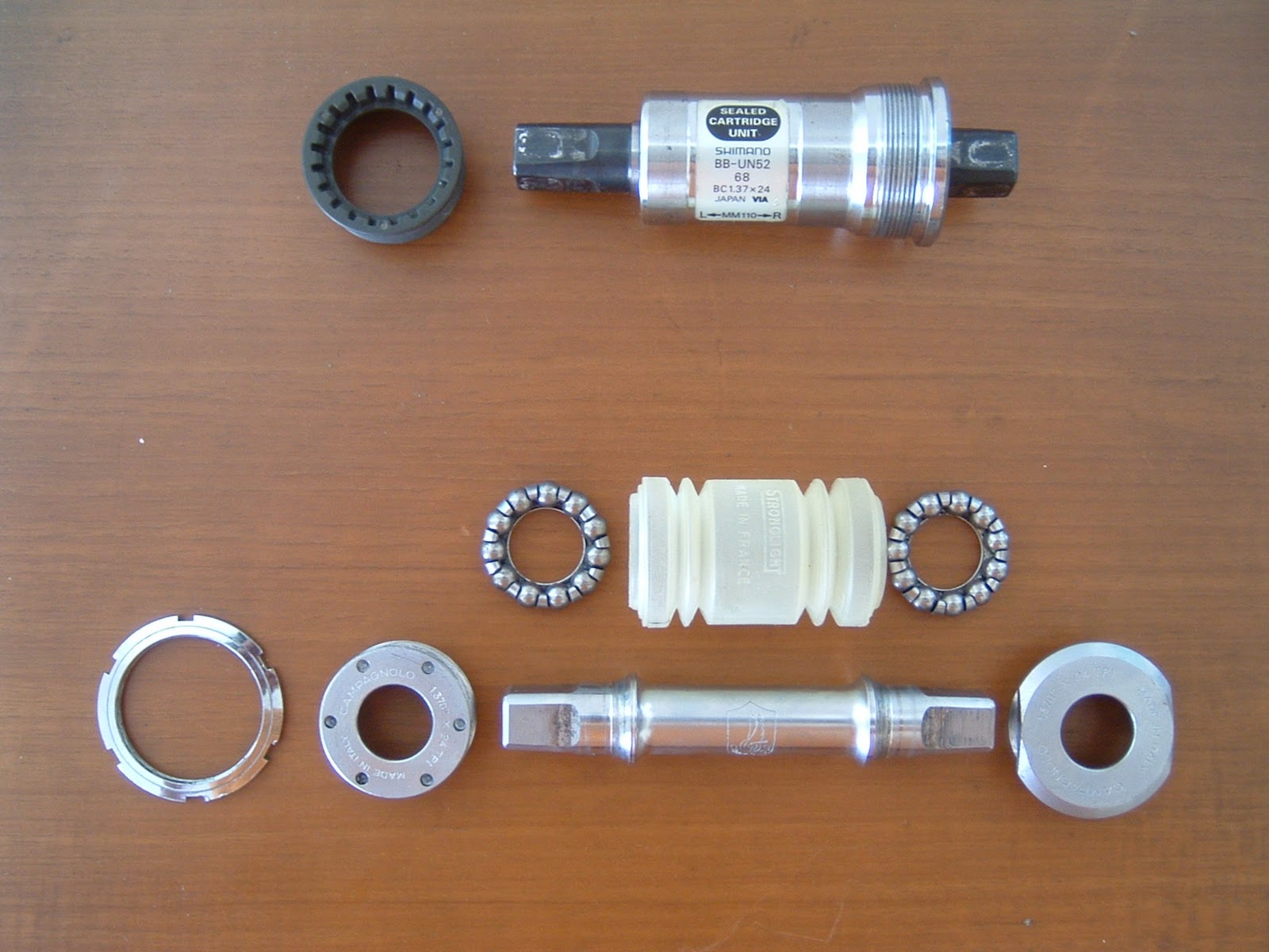 loose bearing bottom bracket