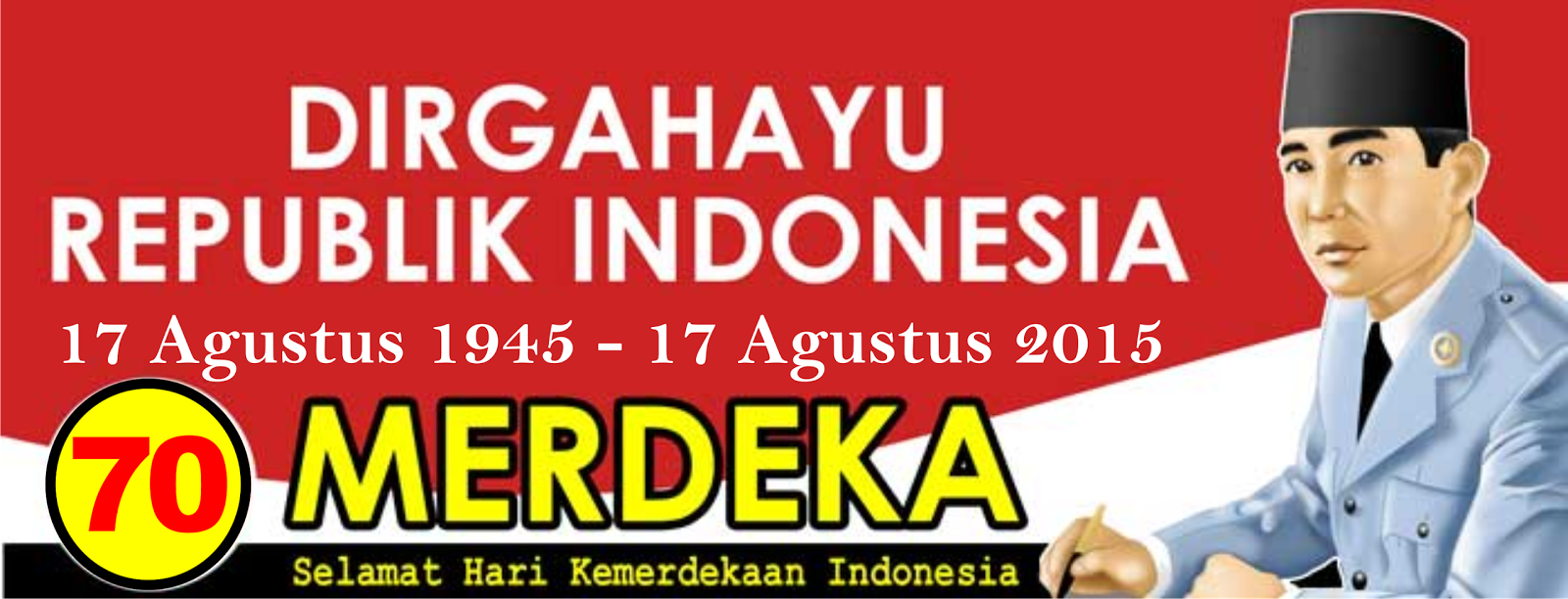 Contoh Desain Spanduk HUT Kemerdekaan Indonesia ke 70 
