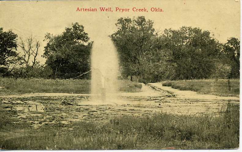 you have water mail Pryor Creek, Oklahoma