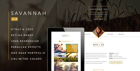 Best New Premium Drupal Theme 2015 Savannah drupal theme