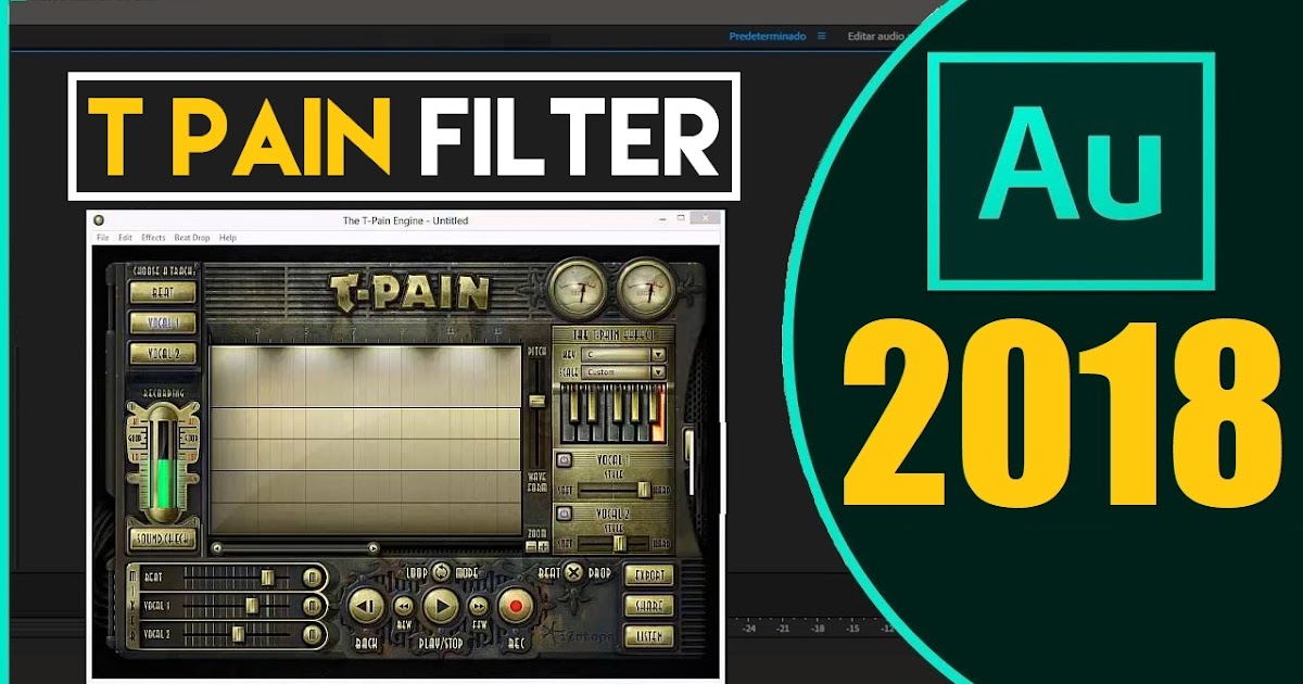 دورة إحترف Adobe Audition CC 2018 شرح تثبيت فلتر T Pain شبيه فلتر