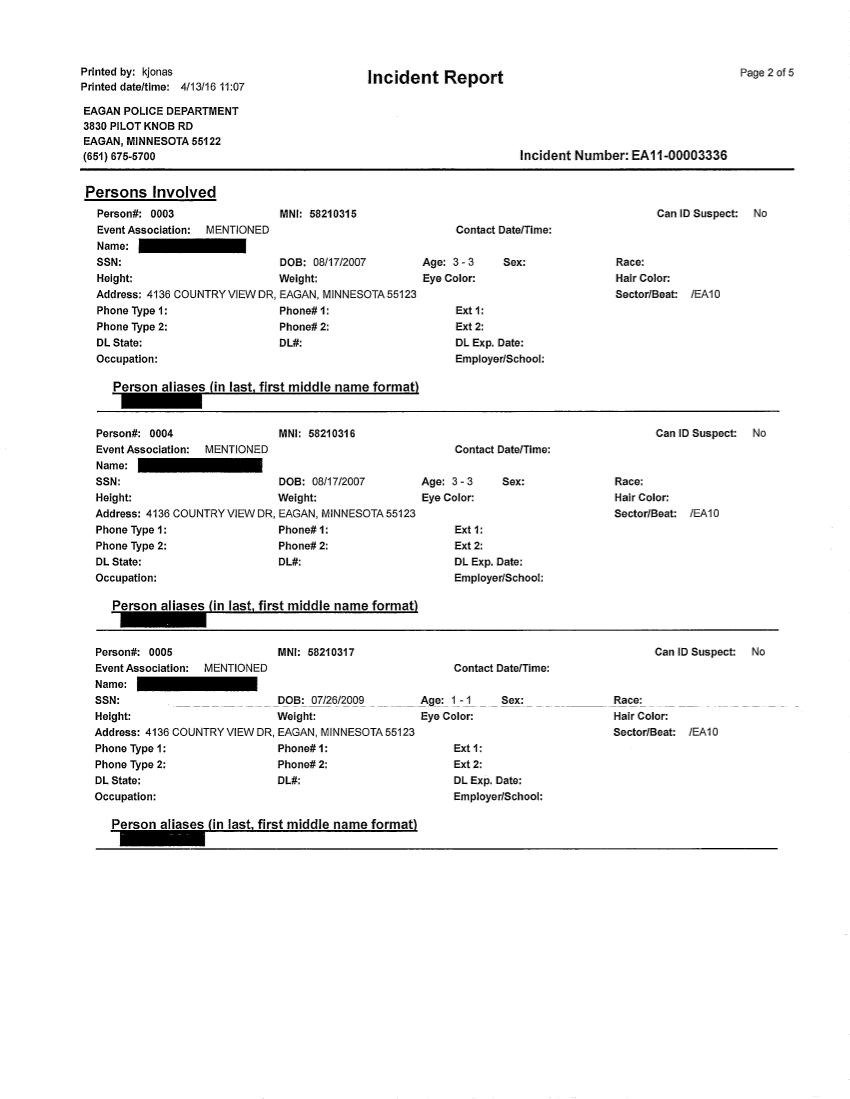 lion news eagan police caught willfully violating minnesota domestic abuse incident report