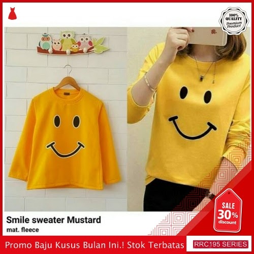RRC195S36 Smile Sweater Wanita Terbaru BMGShop
