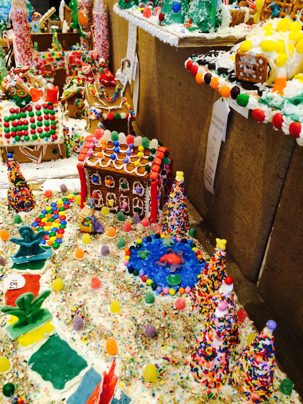 The Gingerbread Wonderland Exhibit at The Frelinghuysen Arboretum The