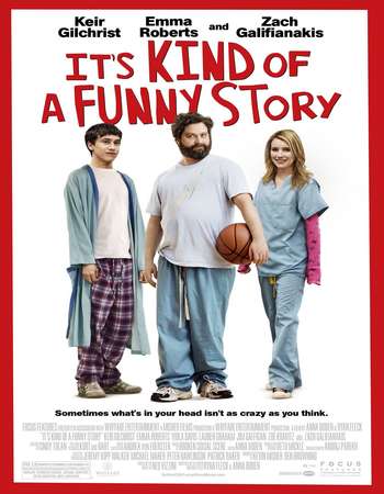 Poster Of It's Kind of a Funny Story 2010 Dual Audio 720p BRRip [Hindi - English] ESubs Free Download Watch Online Worldfree4u