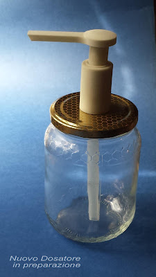 Dispenser Per Miele In Vetro 350 Ml - Antigoccia, Con Manico, Bianco