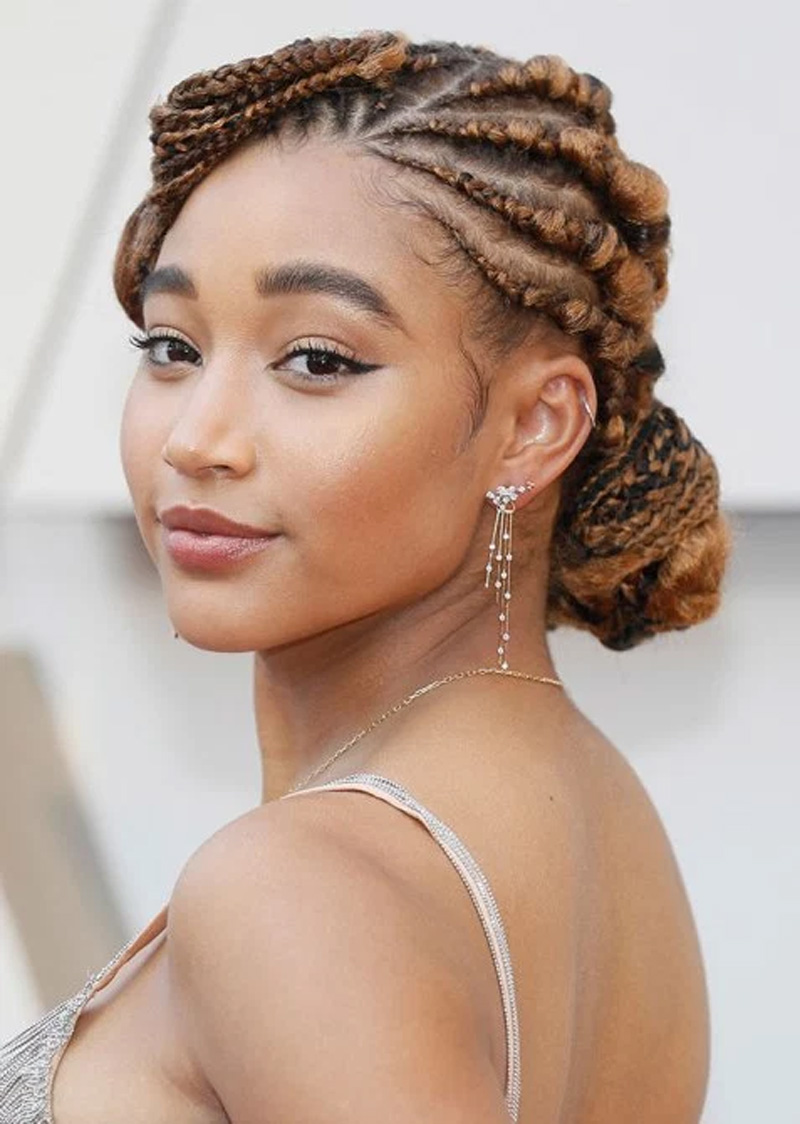 Amandla Stenberg The 2019 Oscars Hairstyles You Have to See From the Back