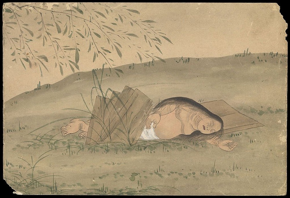 kusozu-The death of a noble lady and the decay of her body