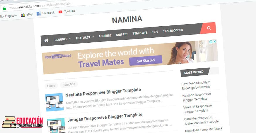 plantillas blogger profesionales gratis naminakiky