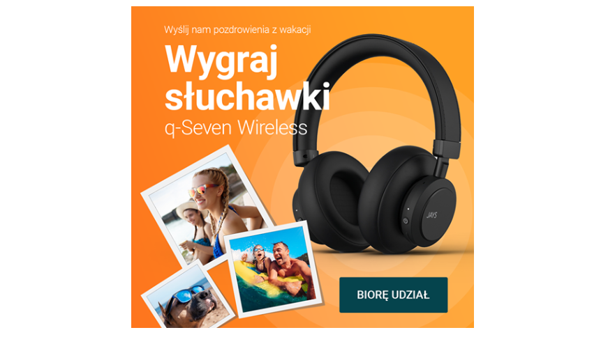 Wygraj słuchawki Jays q-Seven Wireless z ANC Konkurs
