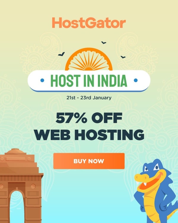 [Republic Day Sale] HostGator.com Reviews + Hosting Coupons Upto 90% OFF | Best Web Hosting