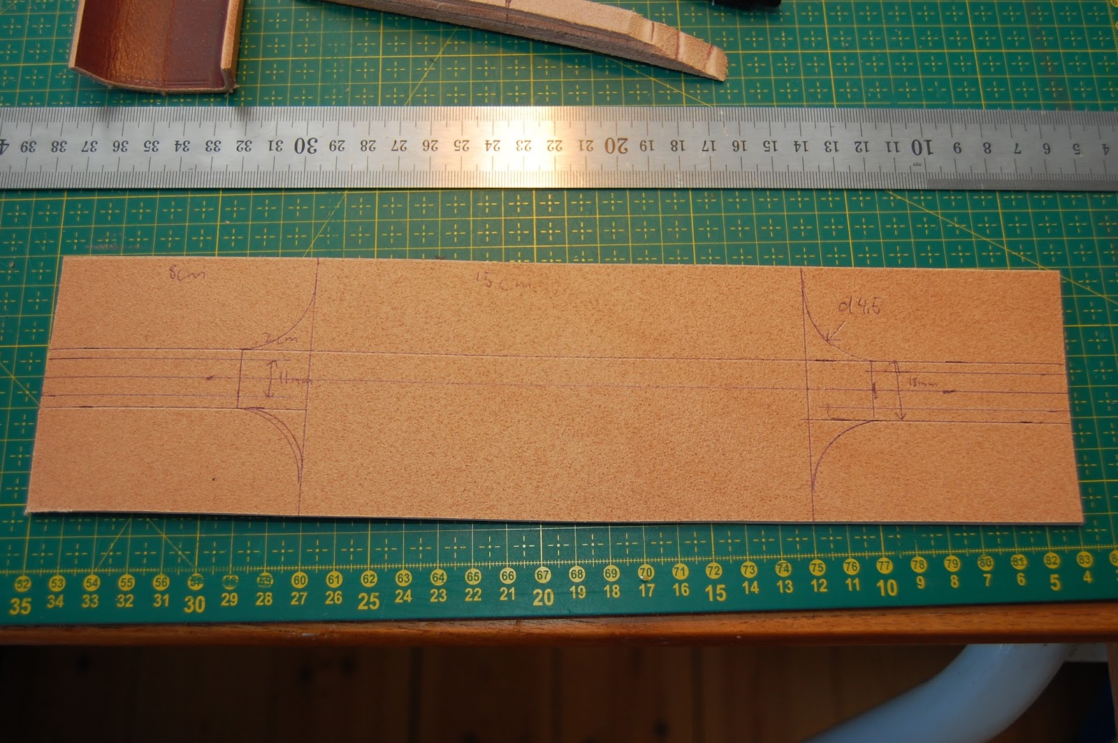 Andersen leather Briefcase handle