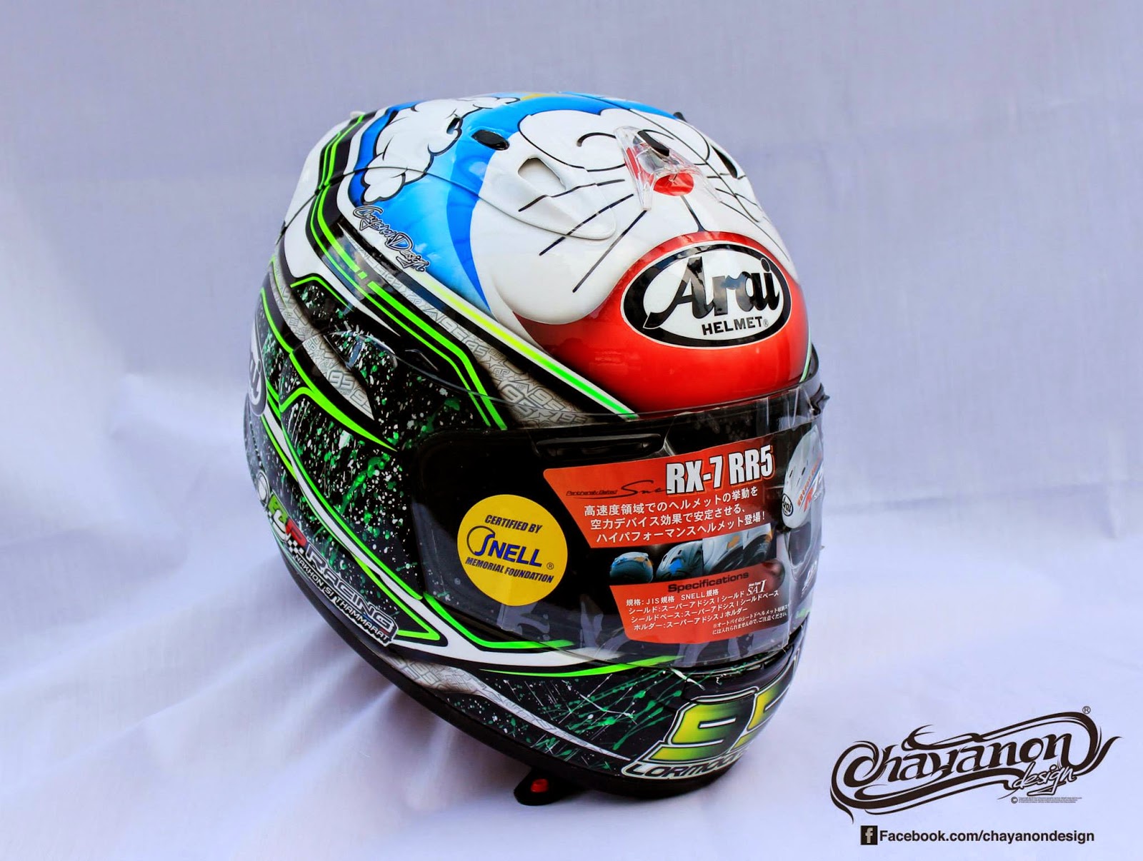 Racing Helmets Garage: Arai RX-7RR5 (RX-GP) 2014 by Chayanon Design