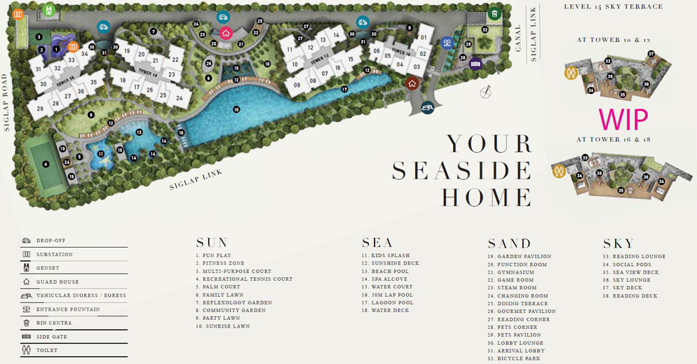 Seaside Residences Site Plan