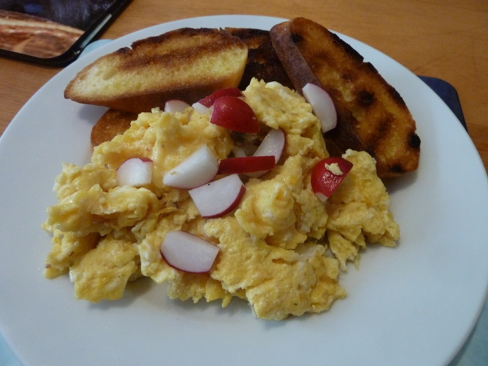 Kitchen Fairies Smoked anchovy scrambled eggs
