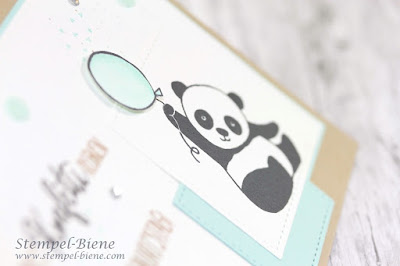 Sale a bration 2018; Stampinup Geschenke; Stampin Up Party-Pandas; Pandakarte; stampinup Stempelparty, match the sketch; Colorieren mit stampin blends
