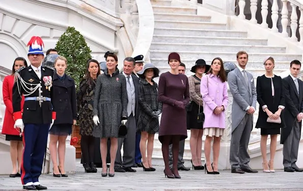 Prince Albert II of Monaco and Princess Charlene of Monaco, Beatrice Borromeo, Pierre Casiraghi,Charlotte Casiraghi and Alexandra of Hanover