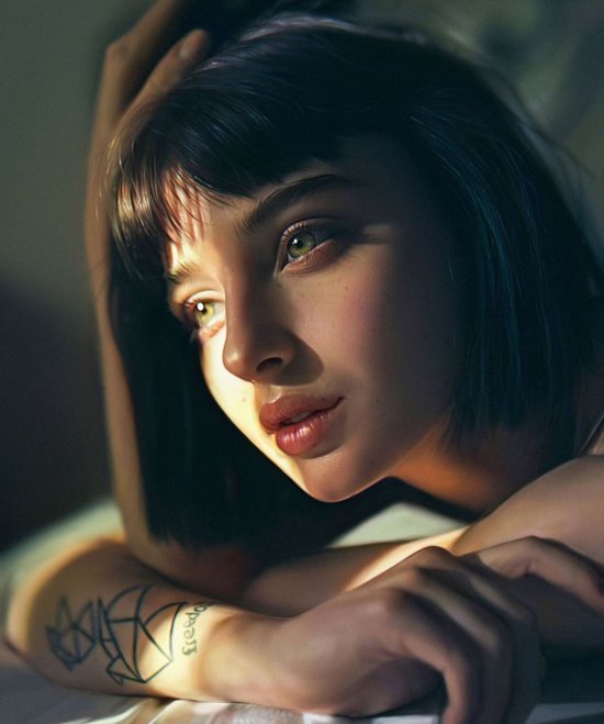 As belas pinturas foto-realistas com mulheres de Irakli Nadar Irakli Nadar artstation instagram arte pinturas mulheres animes foto-realista beleza