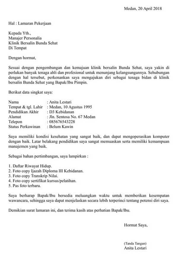 41++ Contoh surat lamaran pekerjaan walikota terbaru yang baik dan benar