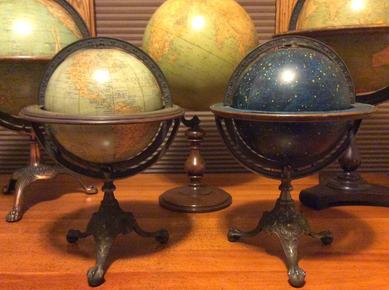 Collecting Antique and Vintage Globes 1930 Rand McNally 8 inch globe