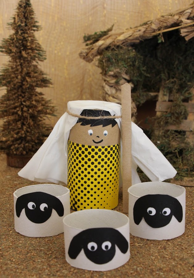 ovejas rollo papel higienico